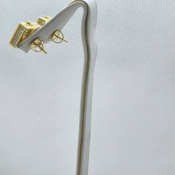 Brand New Sterling Silver 925 Cubic Zirconia stones Earrings   Shine bright with - Picture 2 of 6